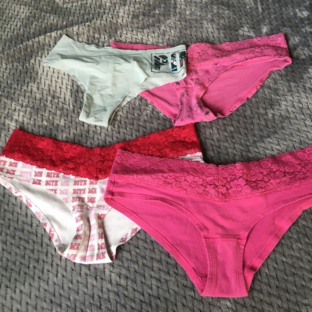 4 Pairs of Victoria Secret PINK underwear
